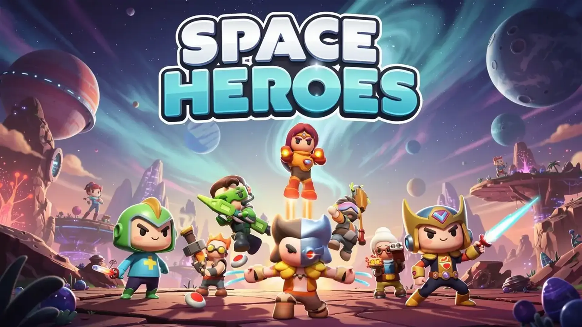 Space Heroes - Aventura RPG espacial épica juego