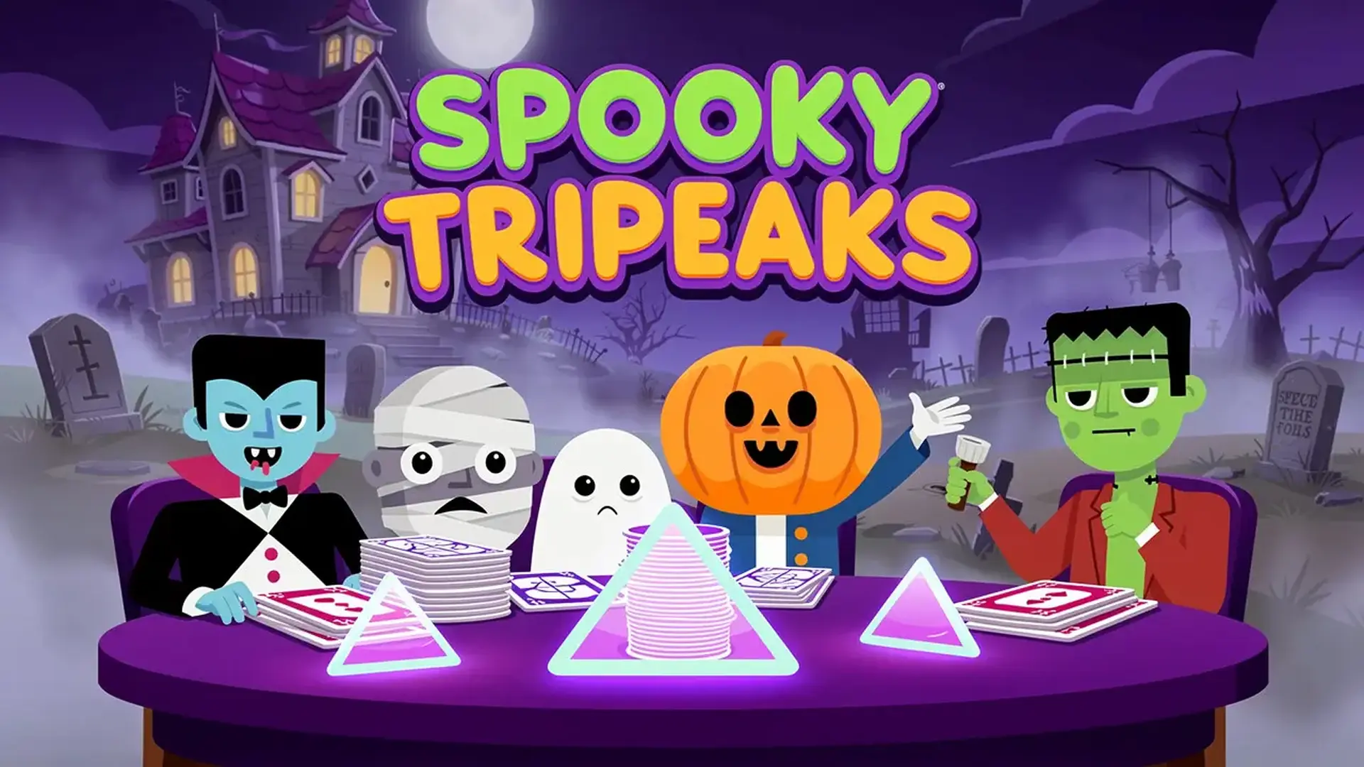 Spooky Tripeaks - Solitario Tripeaks Embrujado juego