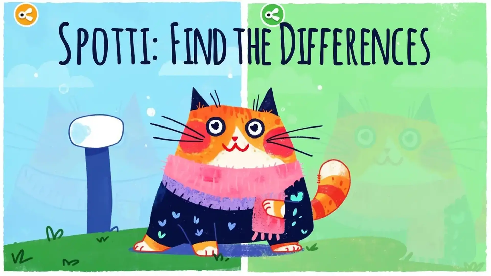 Spotti: Find the Differences - 核心玩法：发现图片中的细微不同，海量关卡挑战你的火眼金睛与专注力。 游戏
