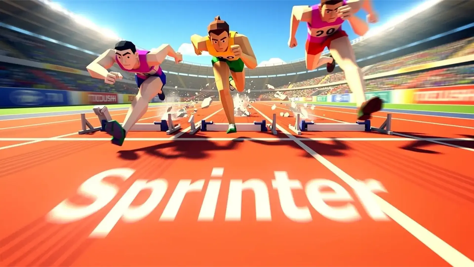 Sprinter - Atletismo Retrô jogo
