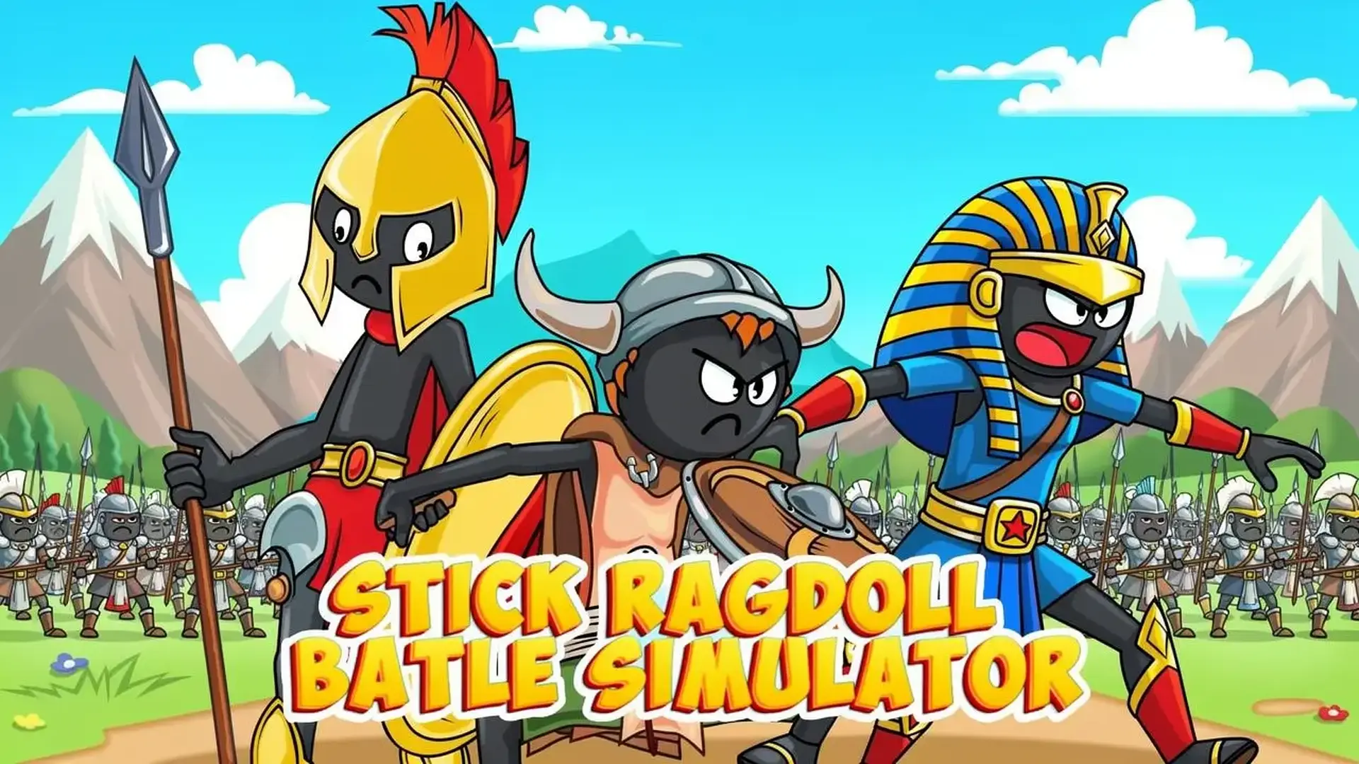 Stick Ragdoll Battle Simulator - Estrategia Stickman Batallas Ragdoll juego