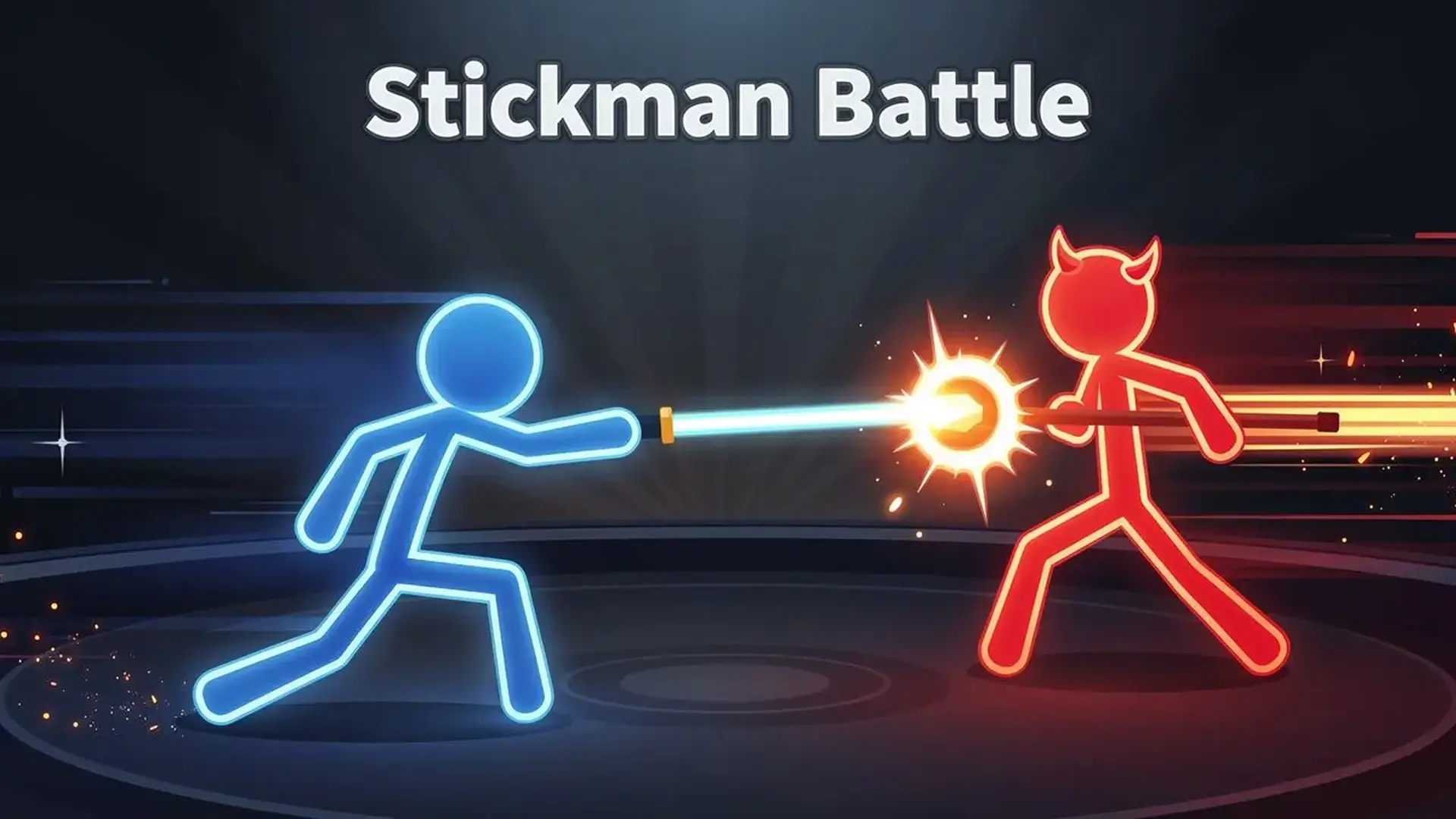 Stickman Battle - Brawler física con combates juego