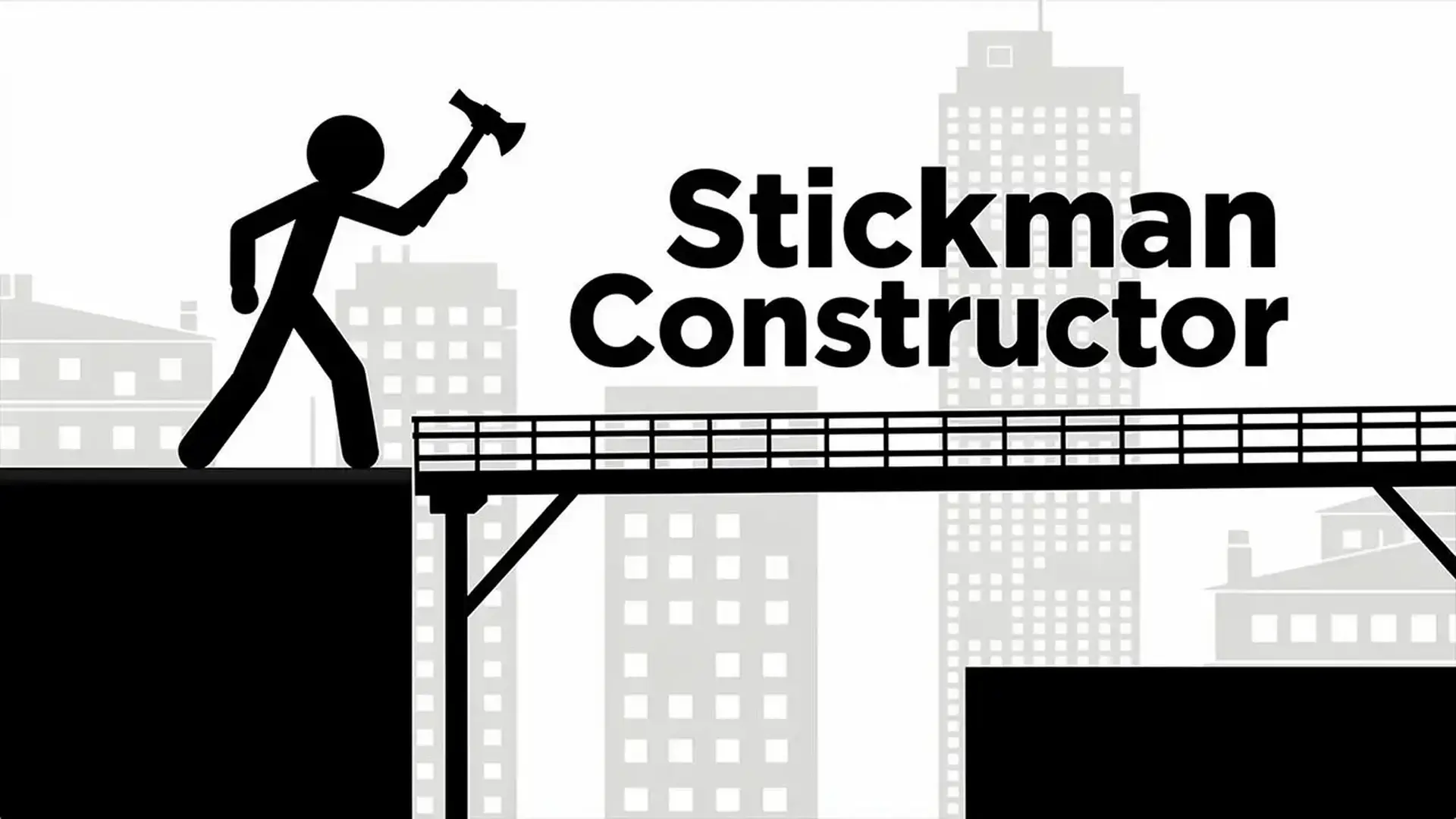 Stickman Bridge Constructor - Puzzle Física juego