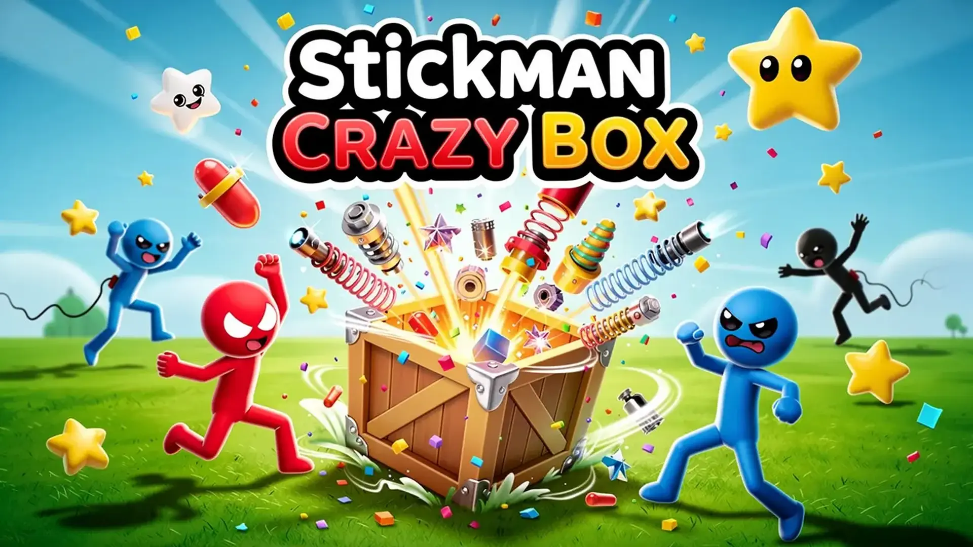Stickman Crazy Box - Party Game Stickman juego