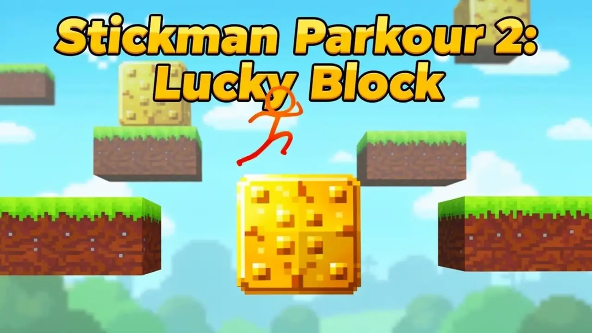 Stickman Parkour 2: Lucky Block - Plataformas Parkour juego