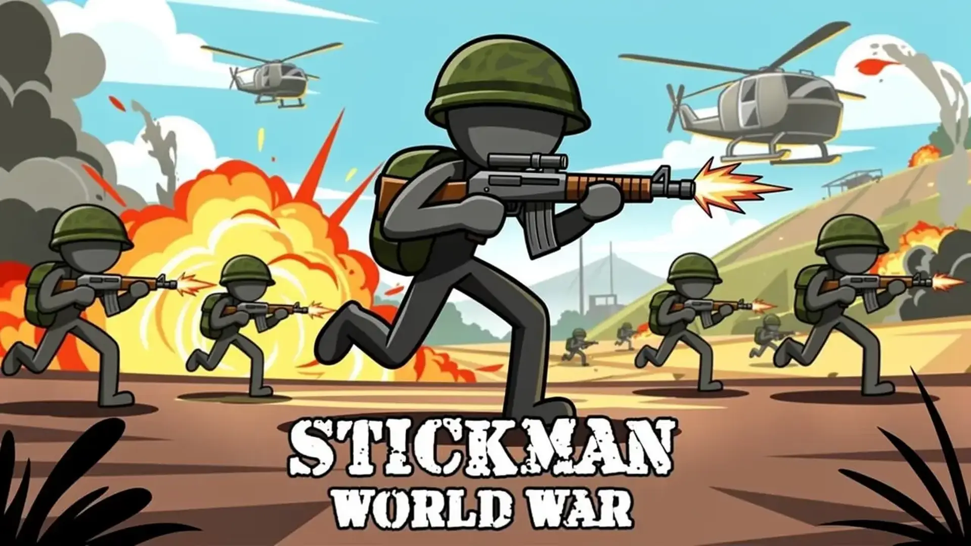 Stickman World War - Estrategia RTS Stickman juego