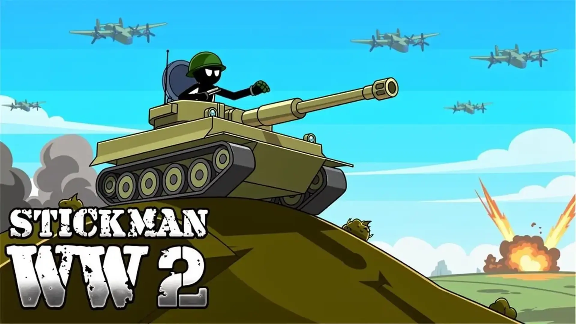 Stickman WW2 - 火柴人二战即时策略 掌控战争脉络，体验沉浸式全球对决 游戏