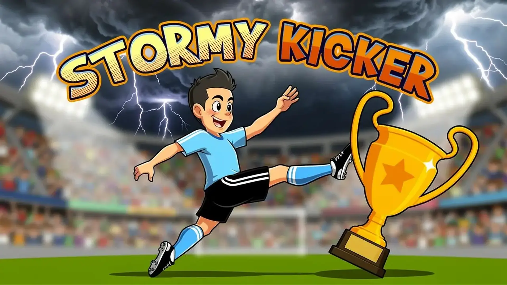 Stormy Kicker - 完璧なタイミングで伝説のゴールを叩き込め！白熱のサッカーPK戦 ゲーム