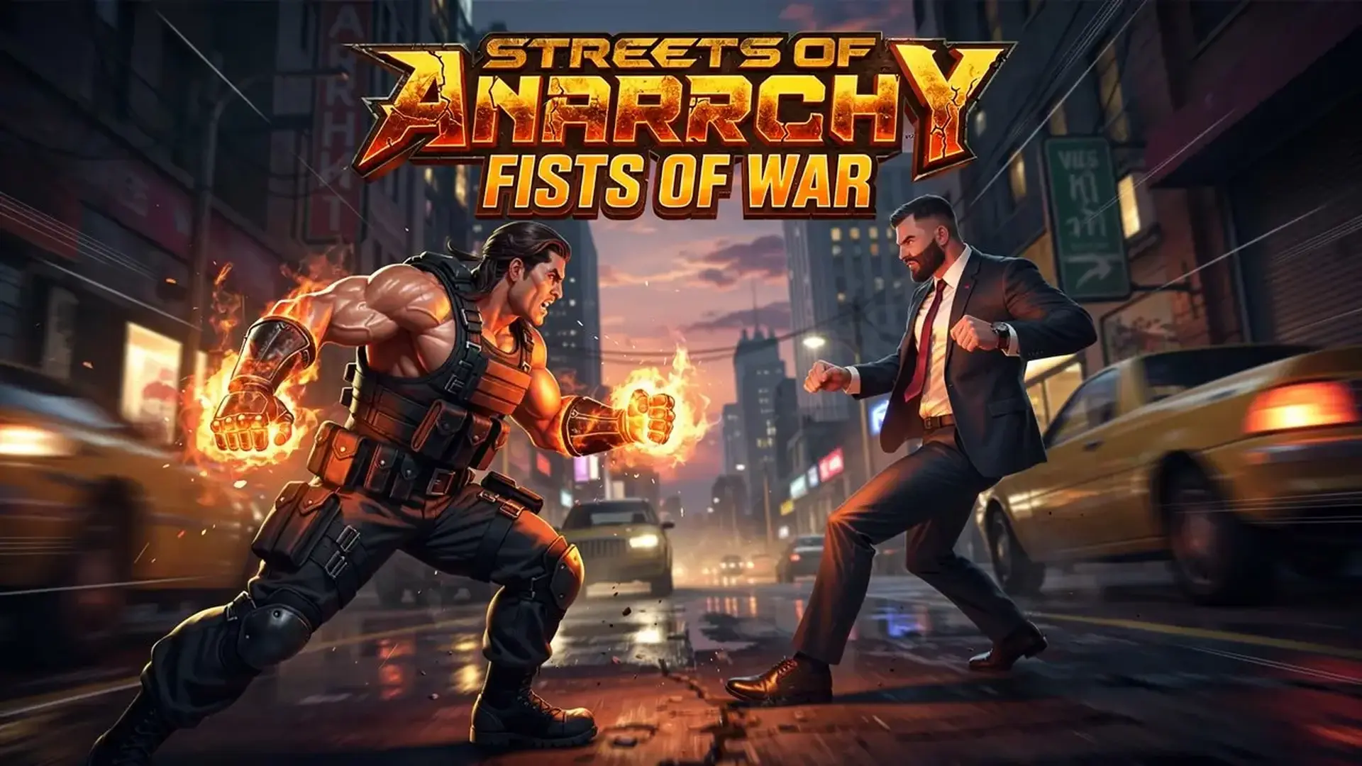 Streets of Anarchy: Fists of War - لعبة قتال شوارع كلاسيكية