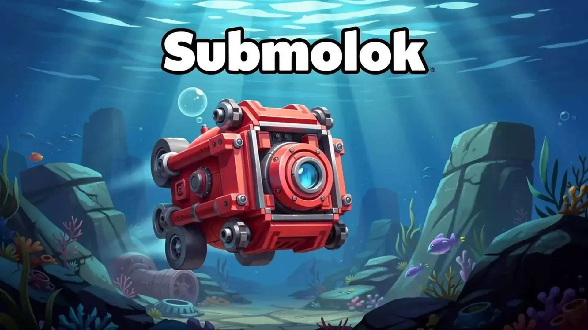 Submolok - 【物理演算アクション】エイリアンの潜水艦を操り、敵を気絶させて全レベルを攻略せよ！ ゲーム
