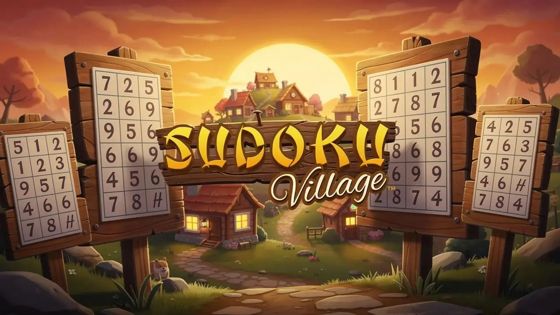 Sudoku Village - لعبة سودوكو منطقية درب عقلك