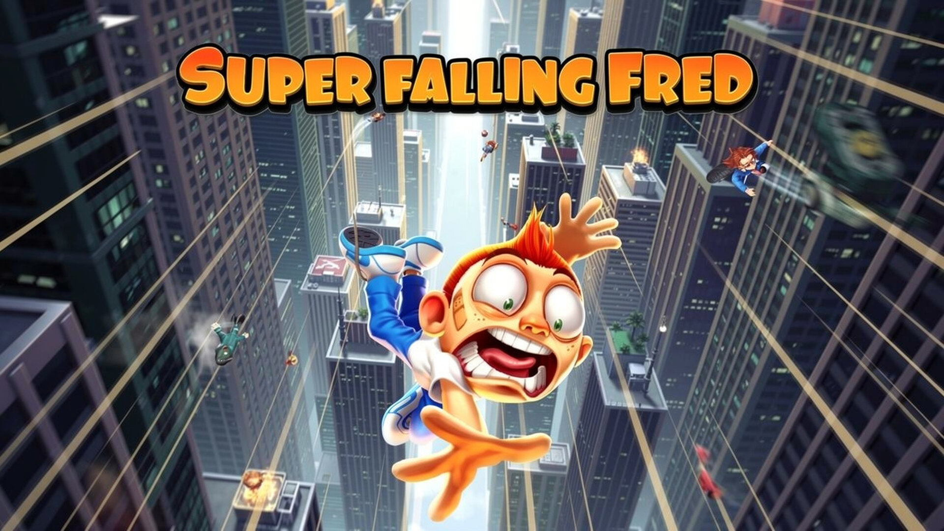Super Falling Fred - Arcade Vertical Extremo juego