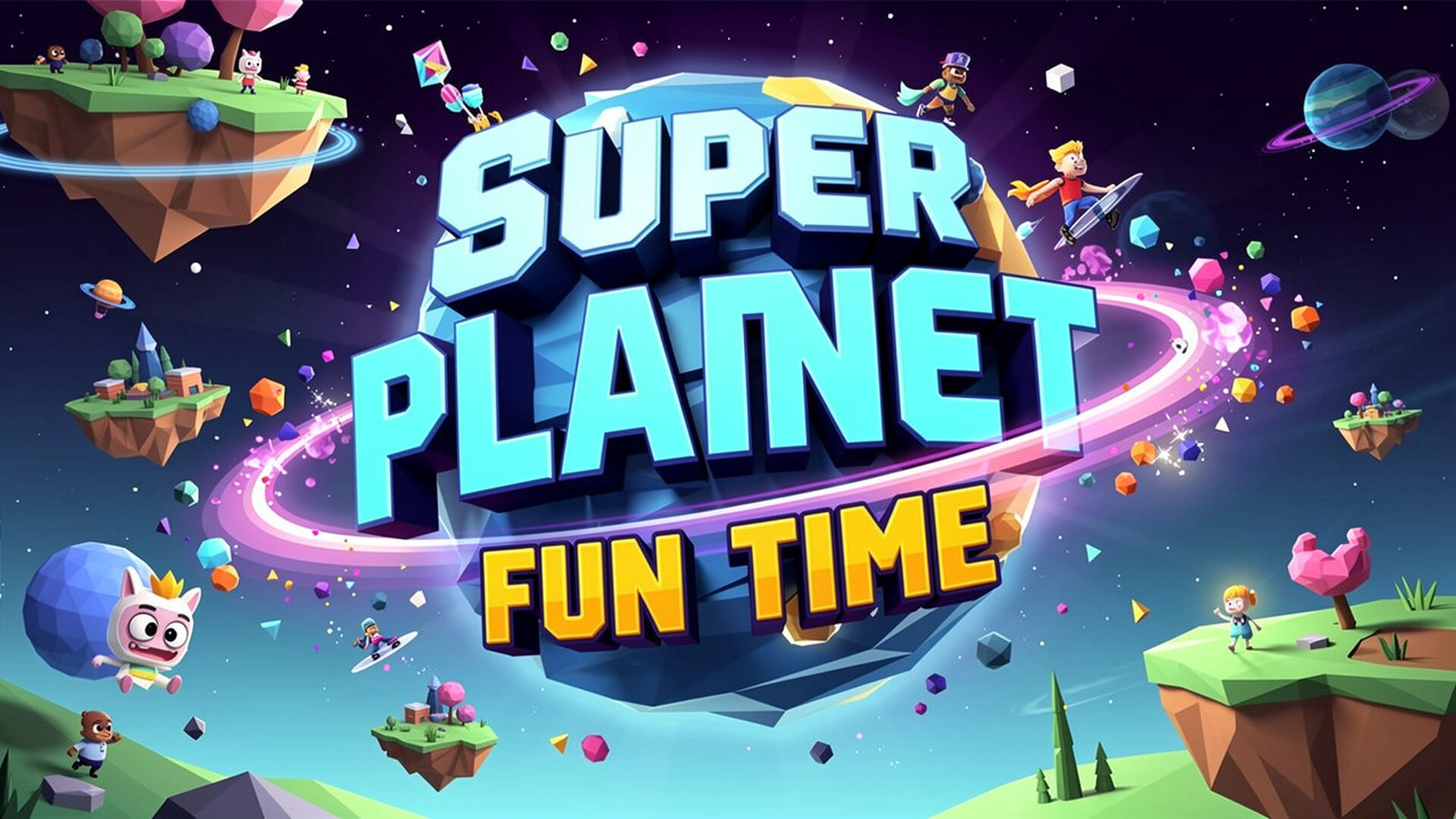 Super Planet Fun Time - Arcade espacial 3D juego