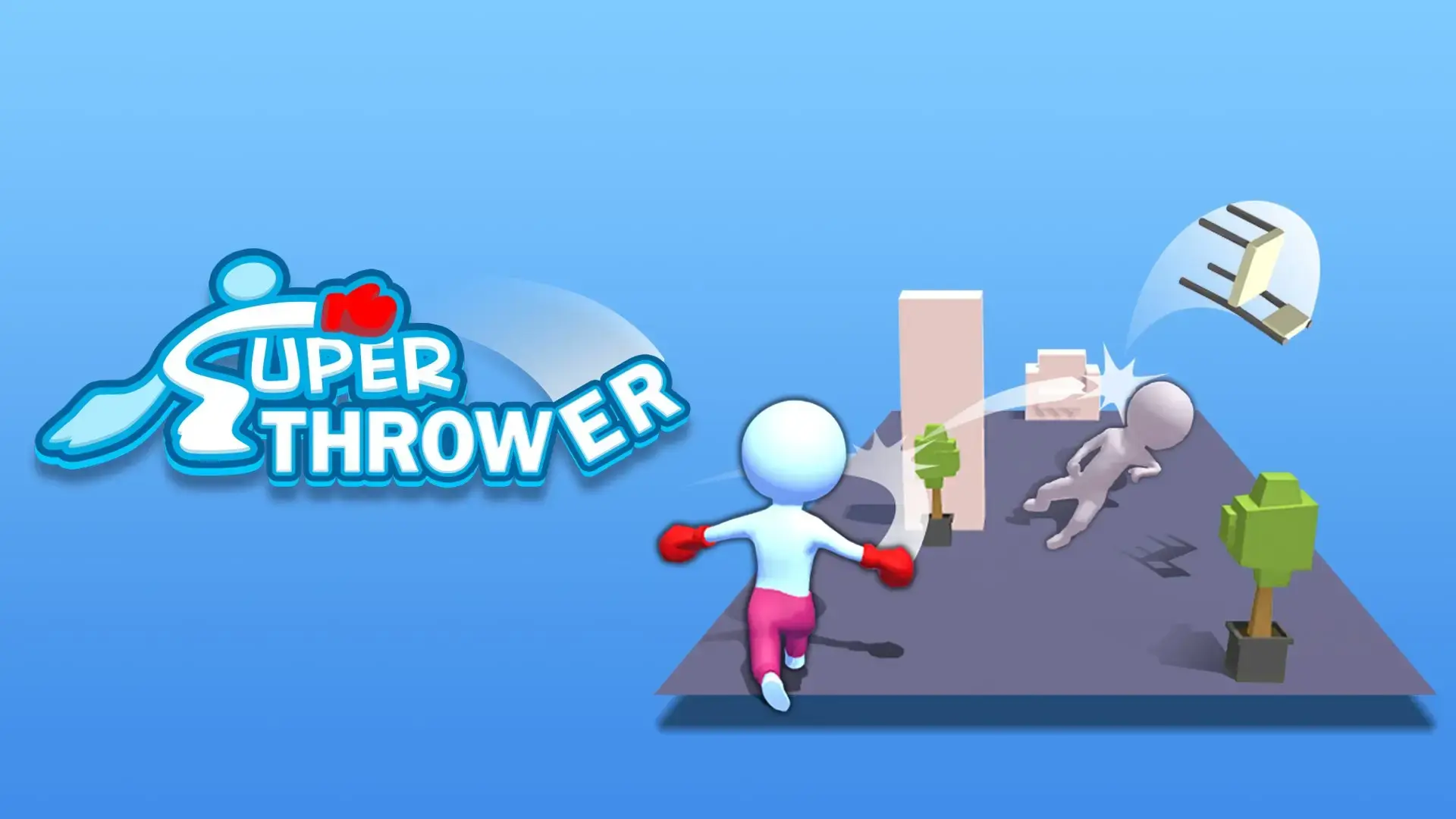 Super Thrower - Физический Аркадный Дебош Бросай игра