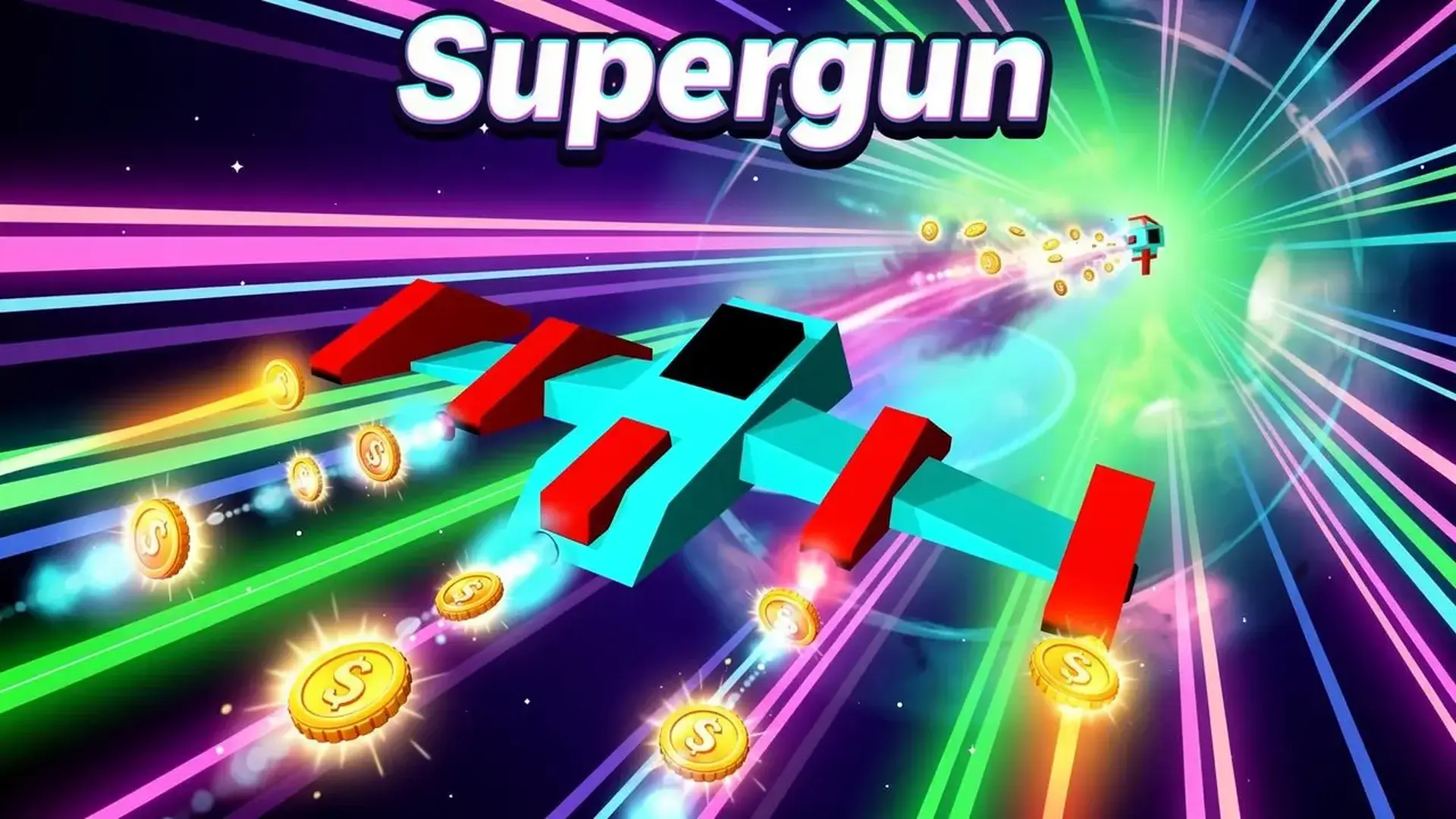 Supergun - Shooter espacial minimalista juego