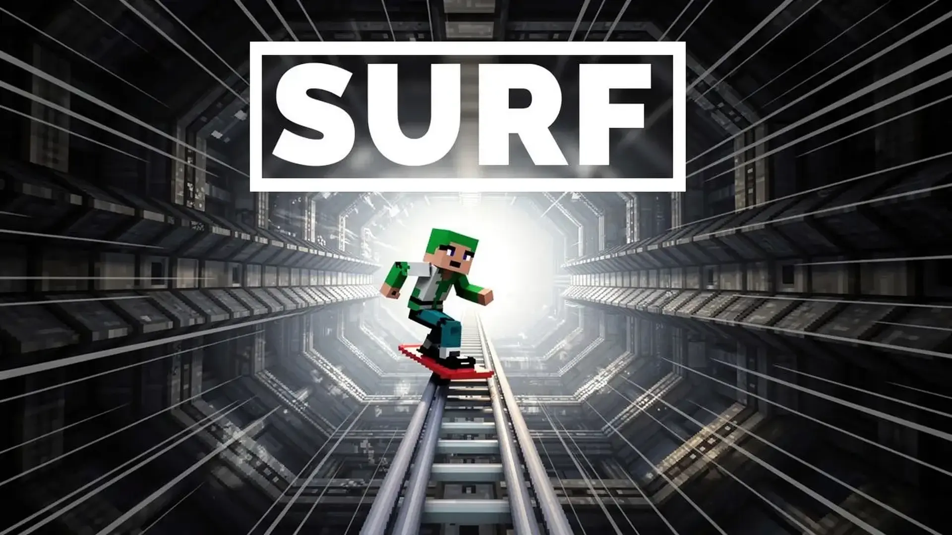 SURF - 【高难度冲浪身法】 精通CS级滑行技巧，挑战无限模式，登顶全球玩家排行榜！ 游戏