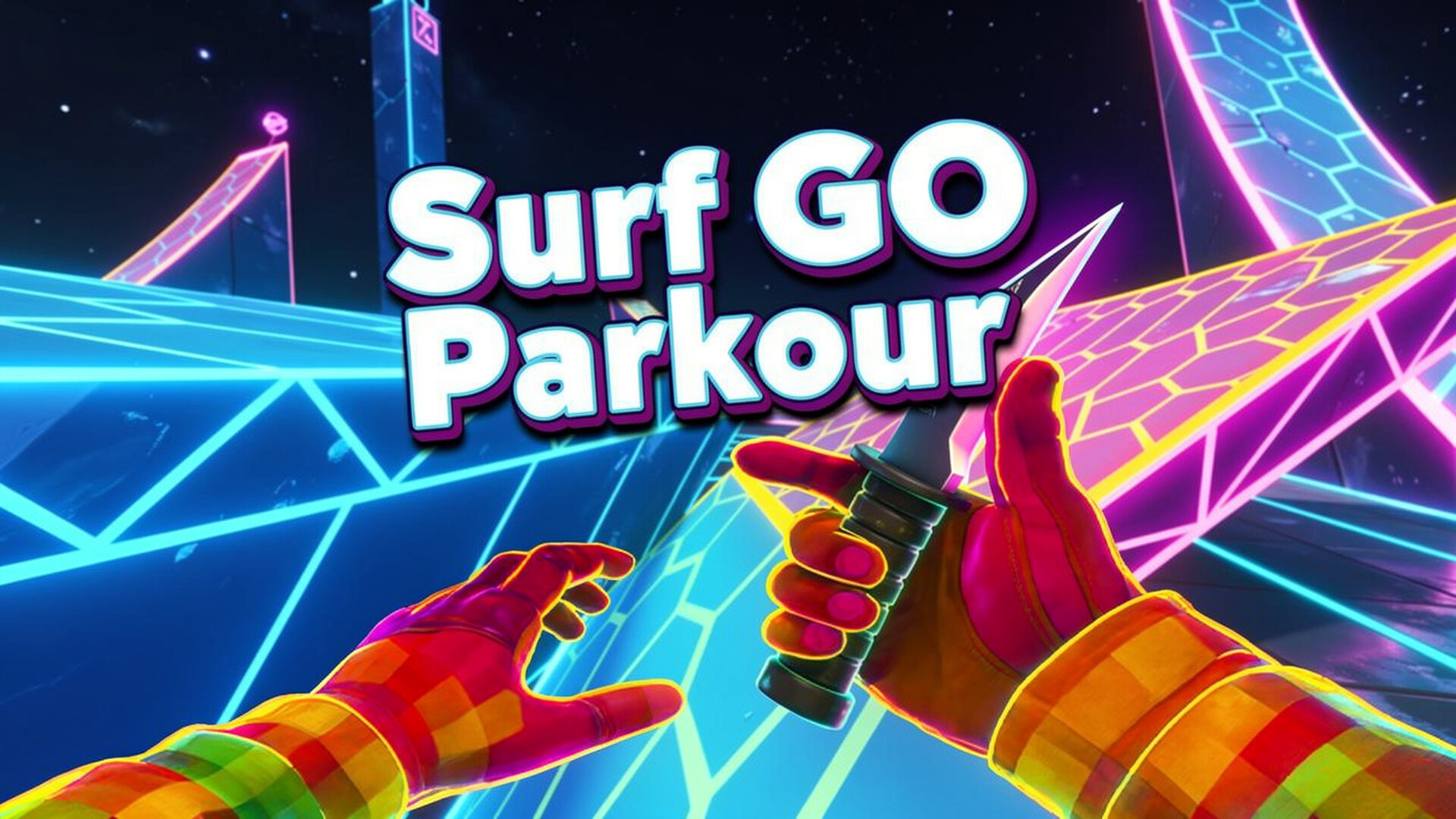 Surf GO Parkour - 极限冲浪连跳跑酷！免费在线竞技，收集独家CSGO稀有皮肤 游戏