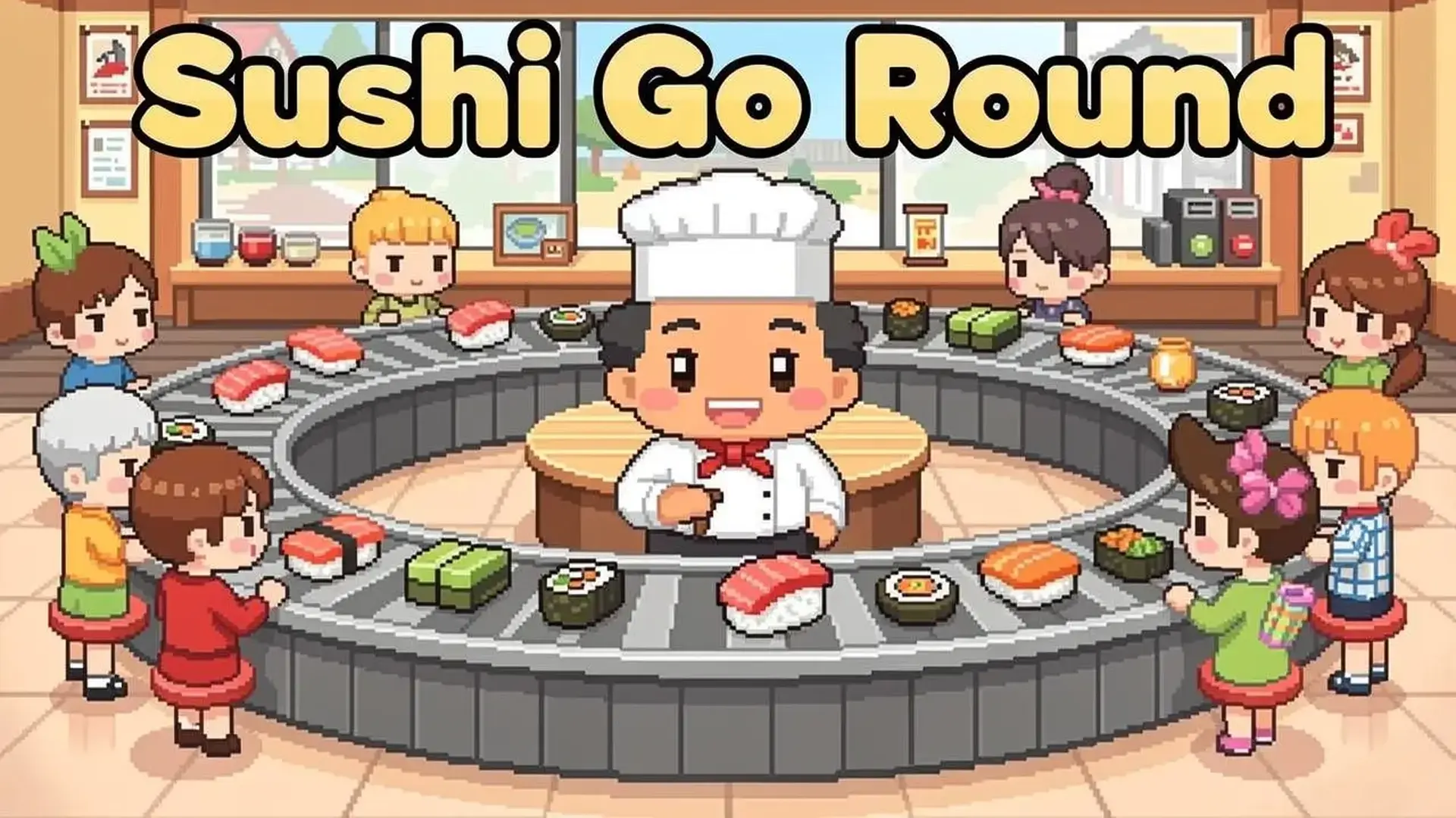 Sushi Go Round - 经典烹饪模拟 成为寿司大师，打造你的专属美味帝国！ 游戏