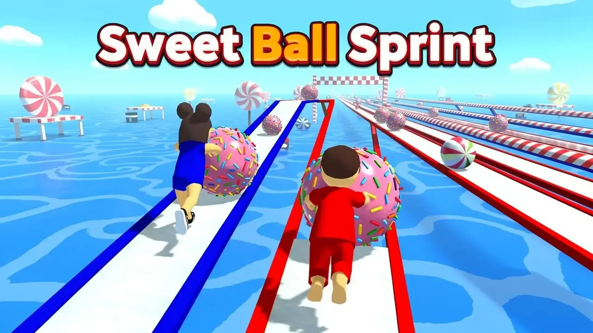 Sweet Ball Sprint - 3D物理竞速：在梦幻糖果赛道通过精准惯性极限冲刺，解锁超甜角色并挑战全服竞速纪录！ 游戏