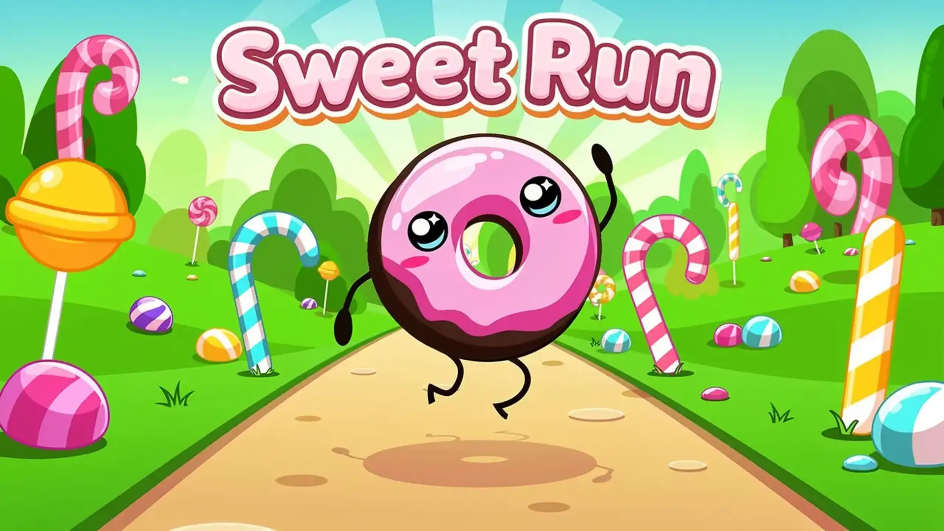 Sweet Run - Plataforma Arcade Kawaii jogo