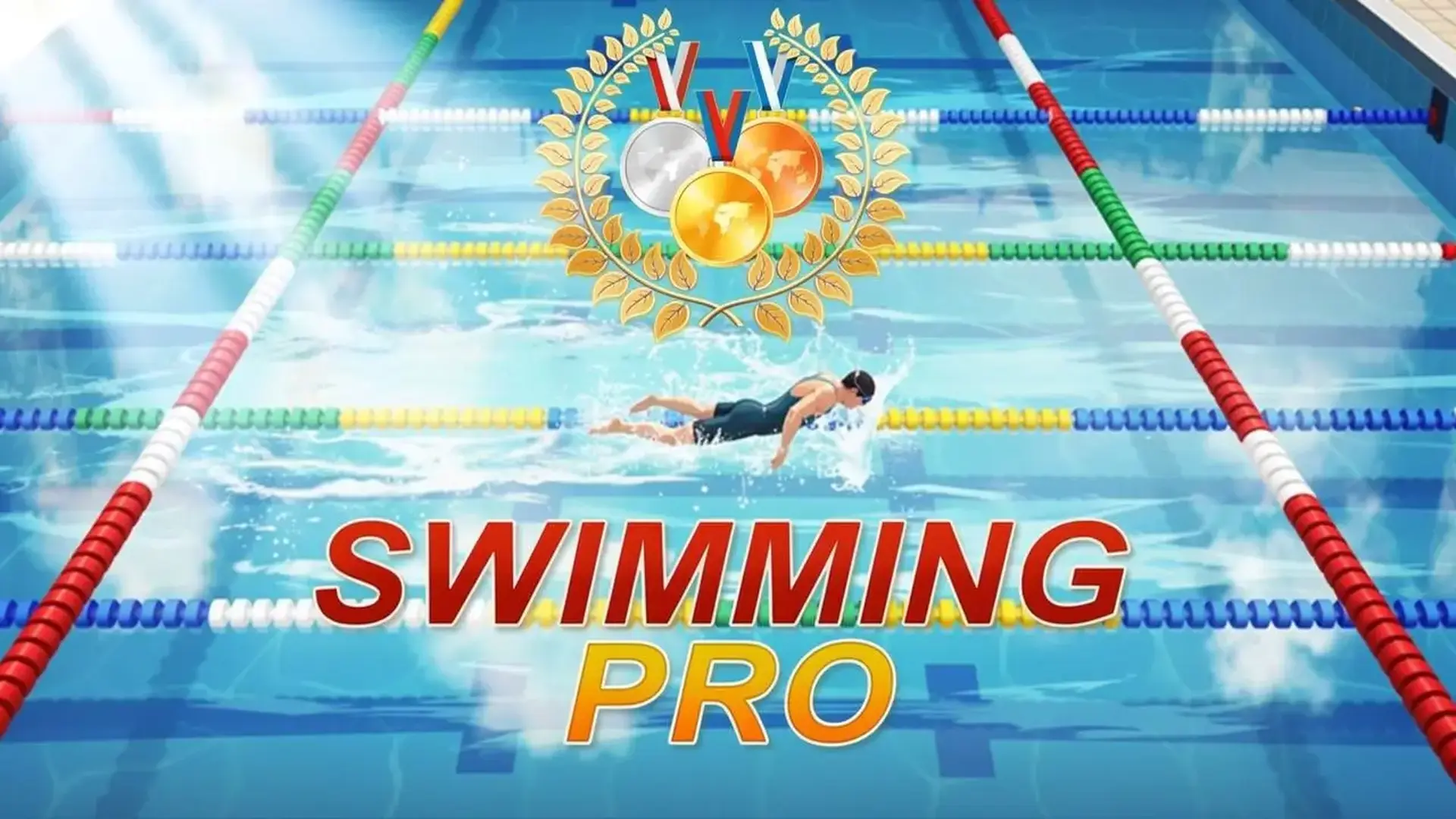 Swimming Pro - Schwimm-Simulator mit Strategie Spiel
