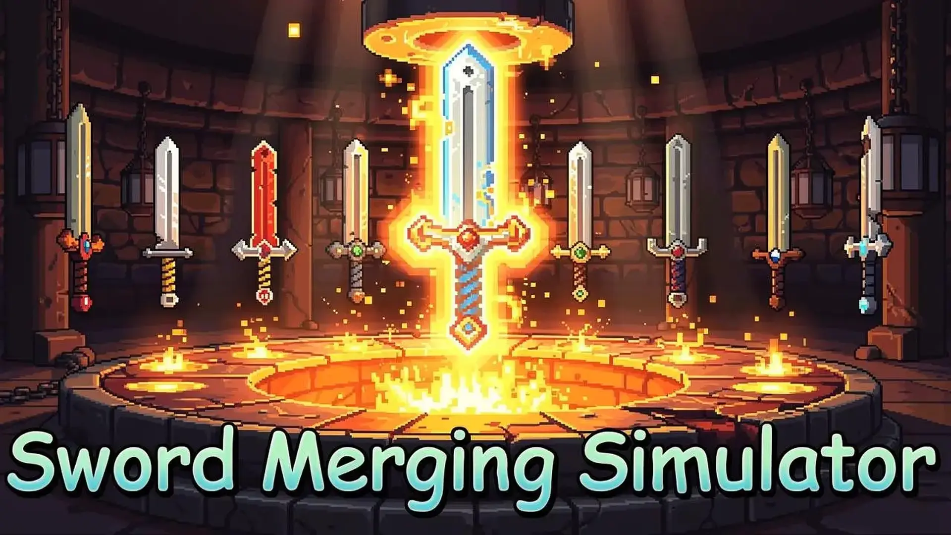 Sword Merging Simulator - 无尽神剑合成，放置点击升级，从零打造你的专属铁匠帝国，体验无限乐趣！ 游戏