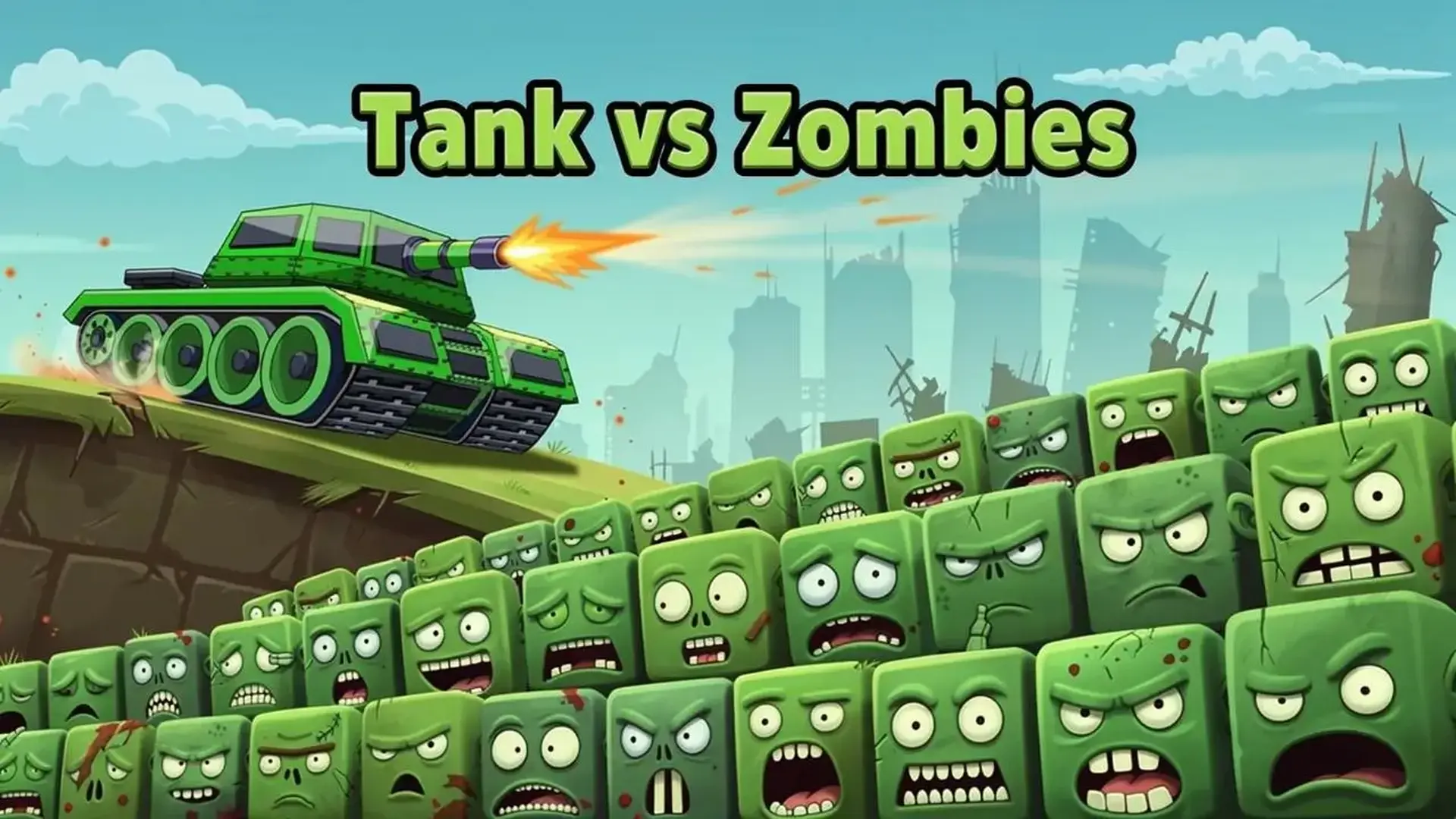 Tank VS Zombies - Acción y Puzles Tanques juego