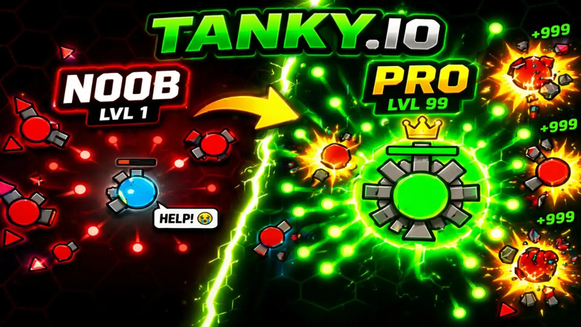 Tanky.io - Shooter Tanques juego