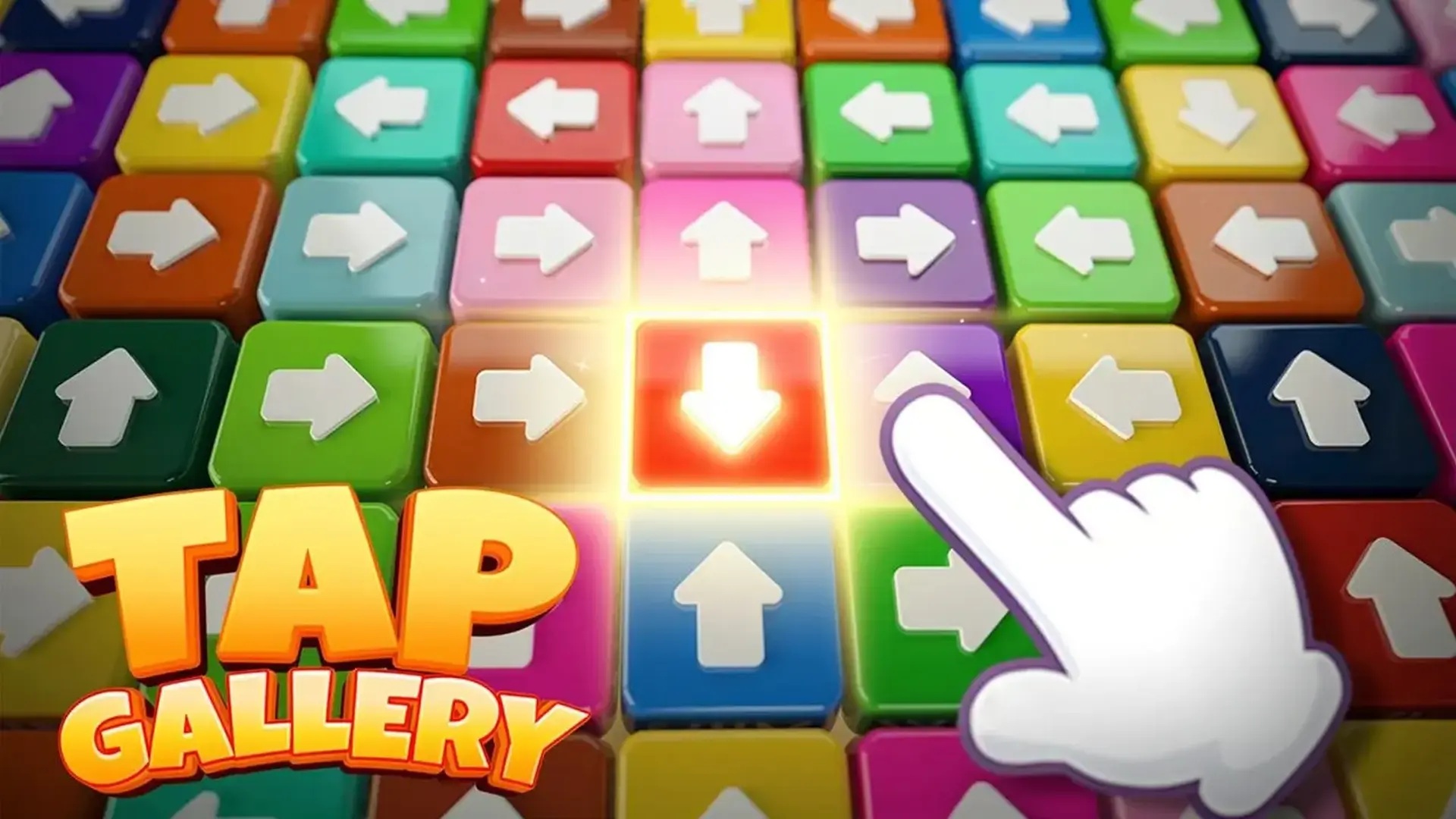 Tap Gallery - لعبة لغز النقر المريح