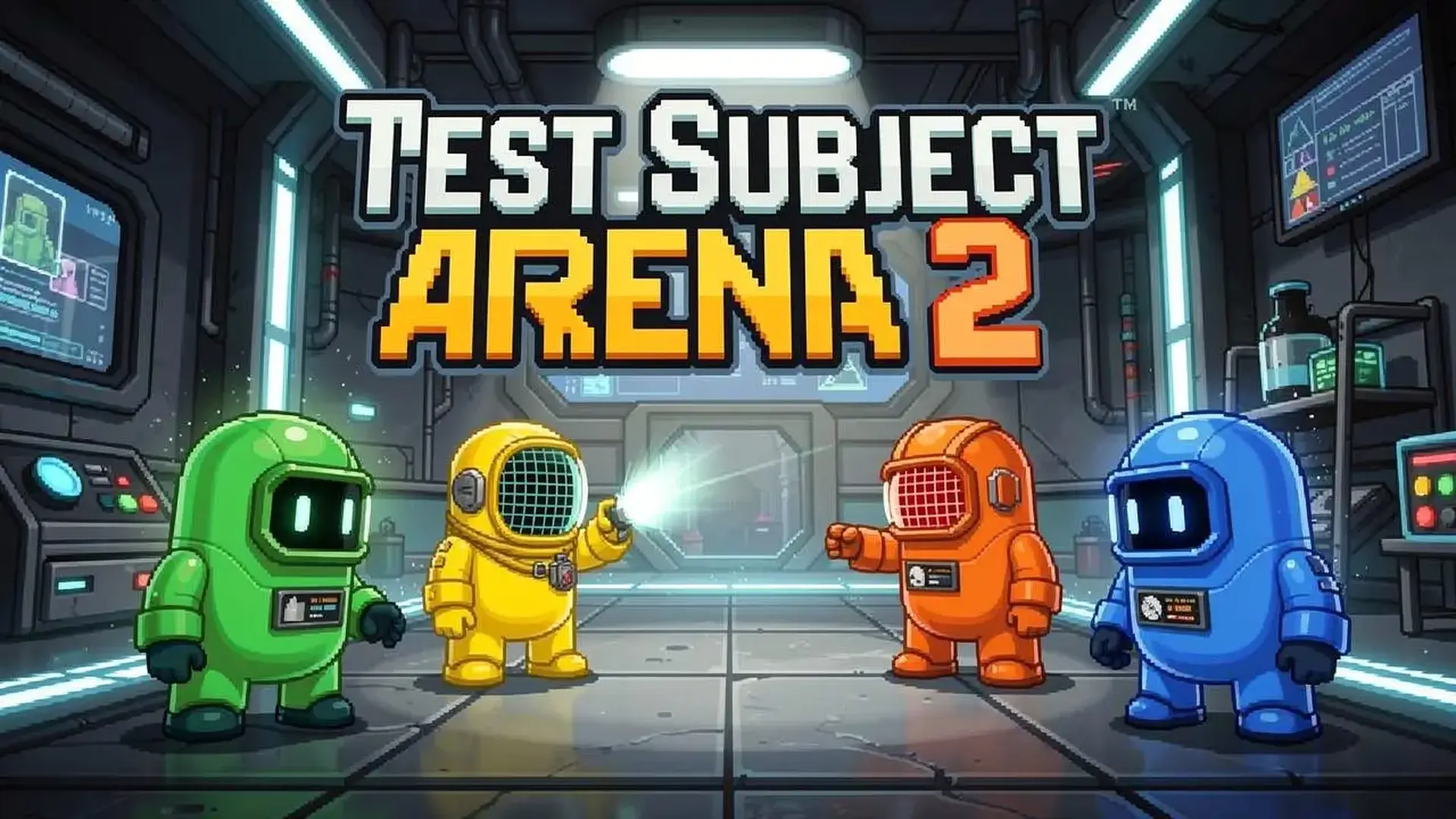 Test Subject Arena 2 - Arena multijugador retro juego
