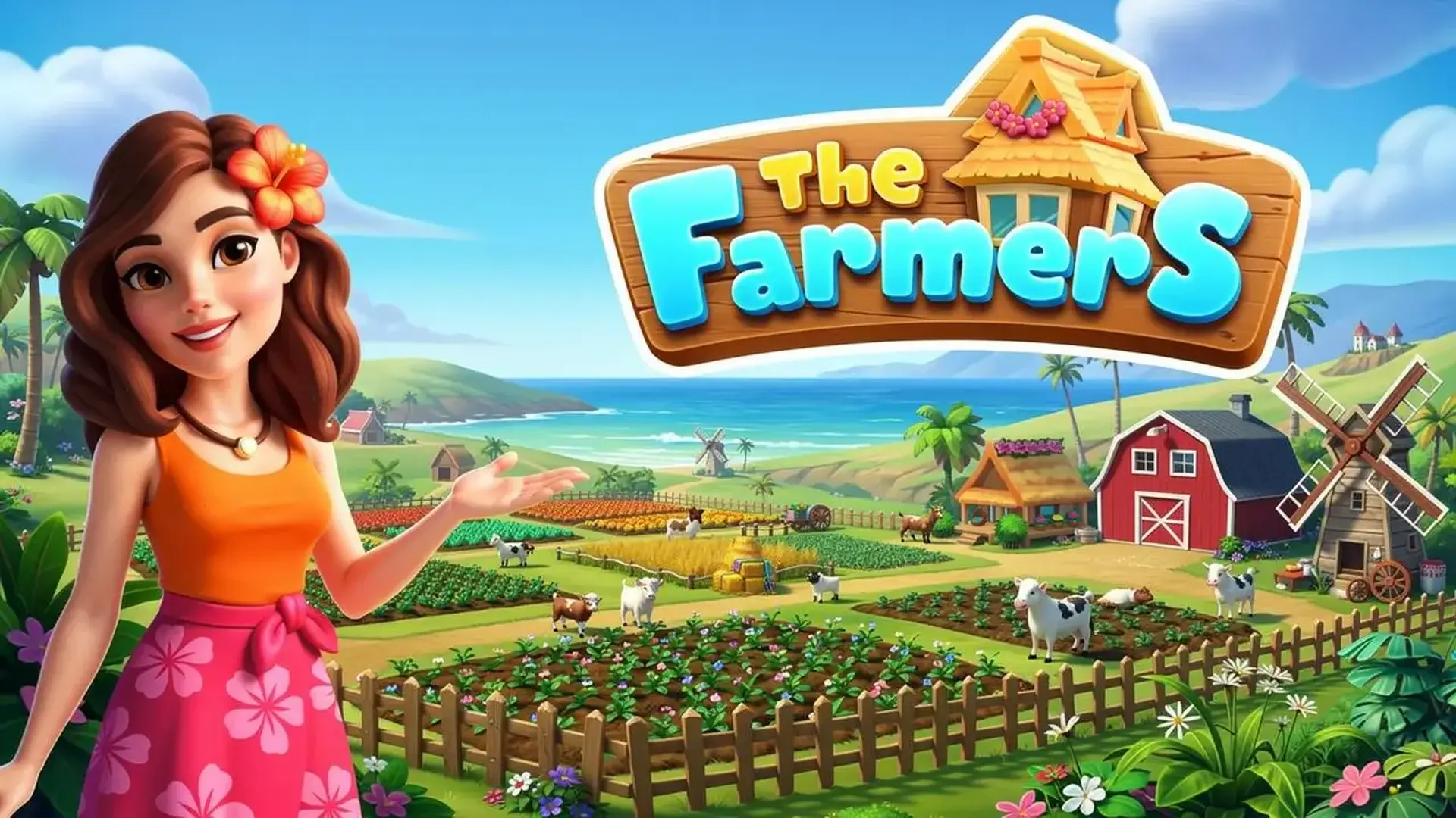 The Farmers - 农场岛屿模拟经营 亲手打造完美家园，耕种收获，养殖动物，定制你的专属田园生活 游戏