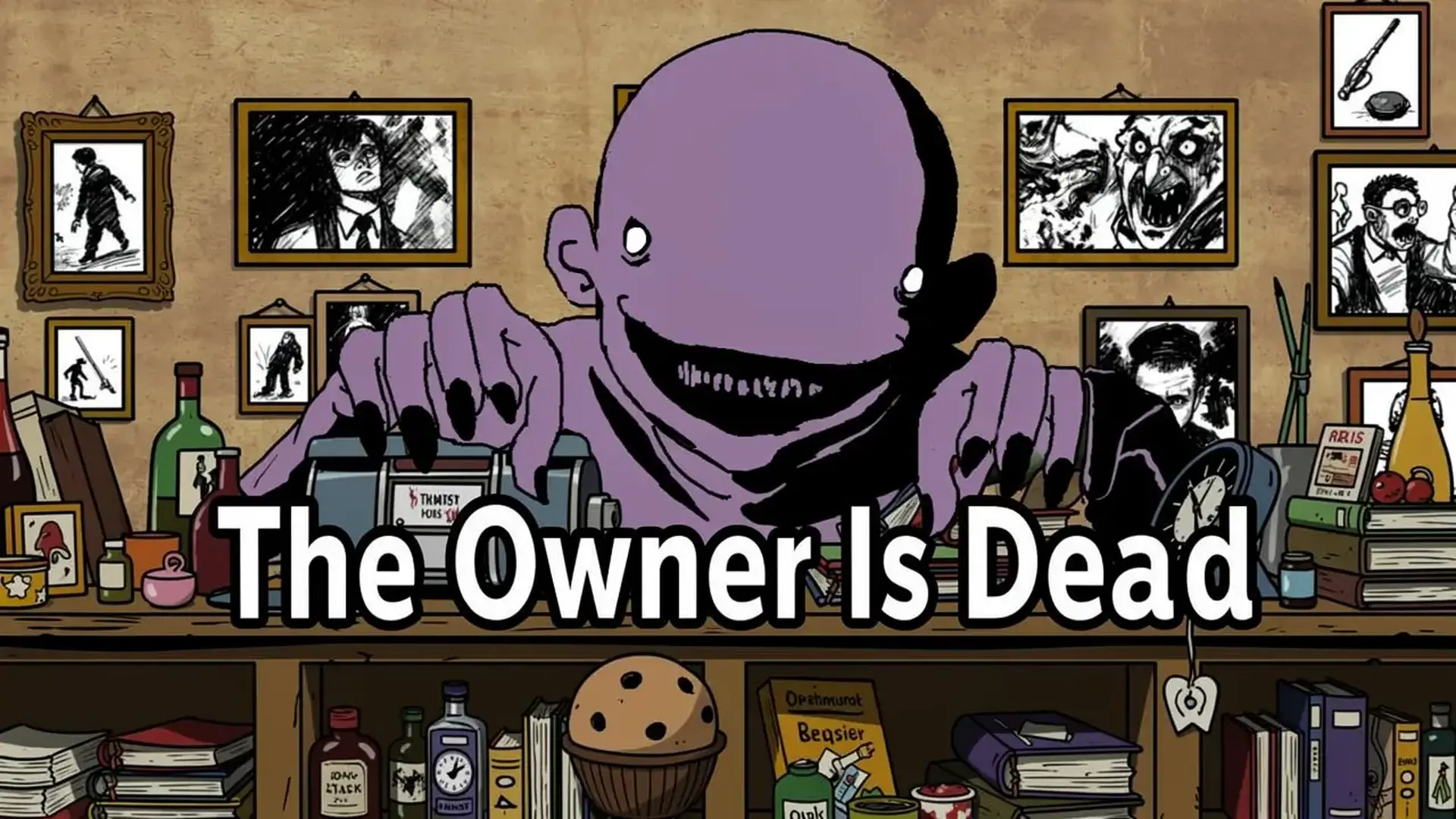The Owner Is Dead - point-and-click horror mystery involving game