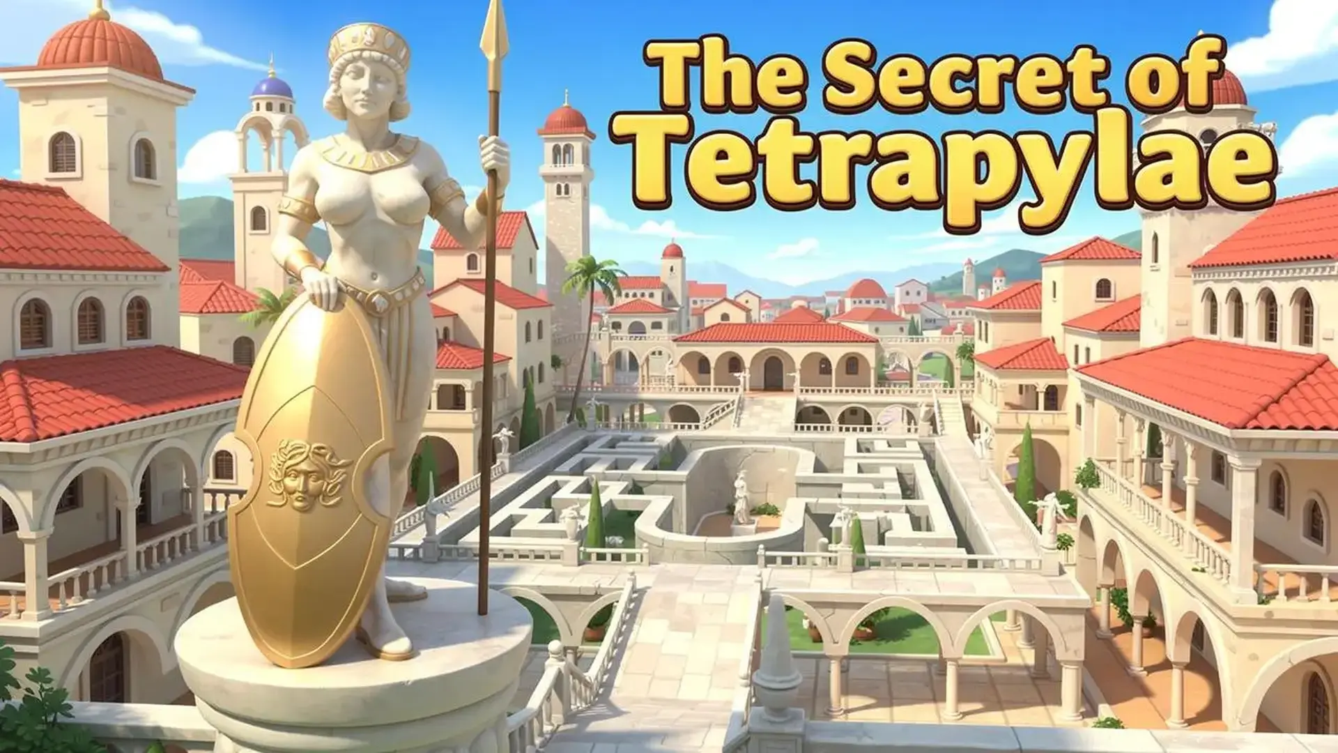 The Secret of Tetrapylae - Aventura Point-and-Click jogo