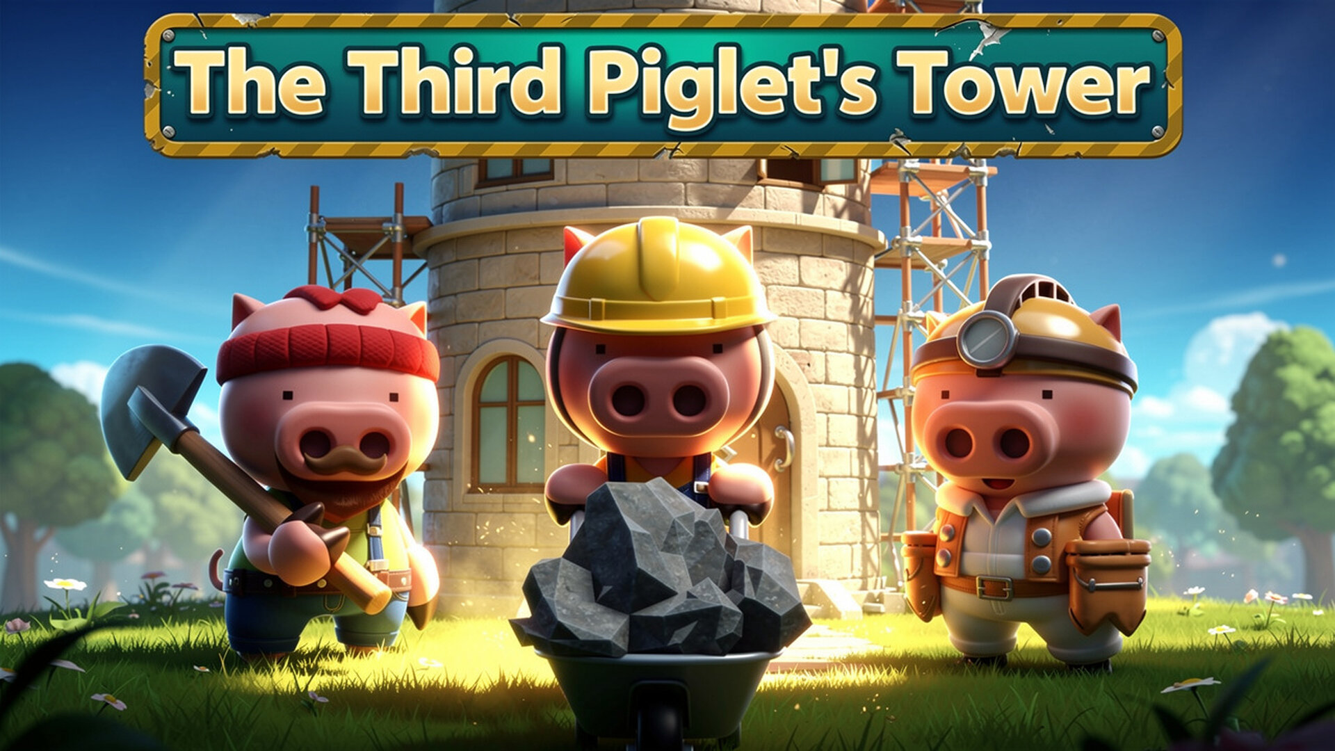 The Third Piglet's Tower - 物理パズルと放置系経営の融合！戦略的な自動化で最強の塔を築き上げるシミュレーション。 ゲーム