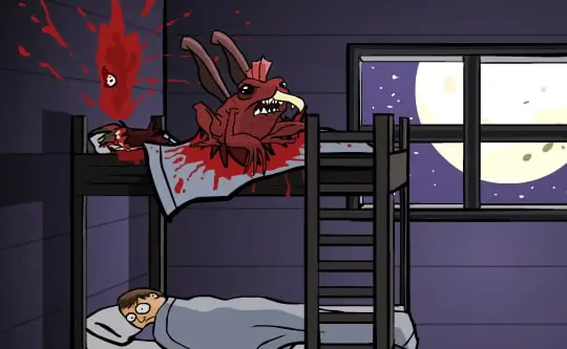 The Visitor - guide alien parasite's gruesome journey game