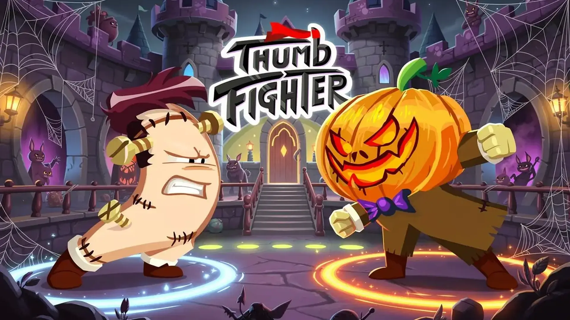 Thumb Fighter Halloween - Lucha Arcade juego