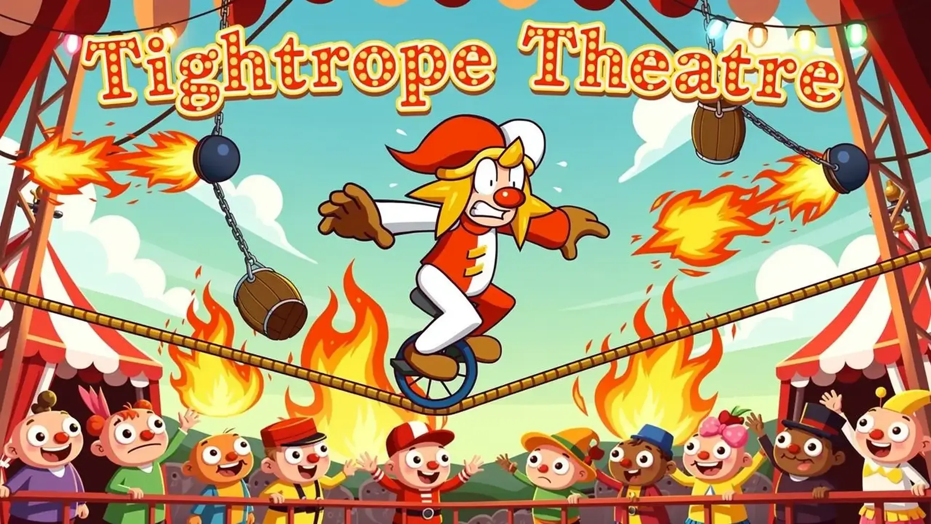 Tightrope Theatre - Plataformas precisión extrema sobre juego