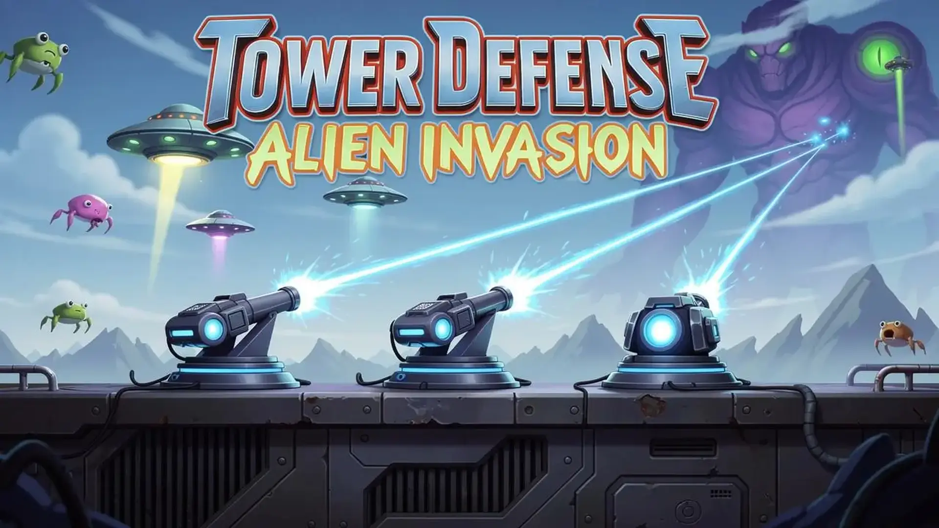 Tower Defense: Alien Invasion - لعبة دفاع أبراج ثلاثي الأبعاد
