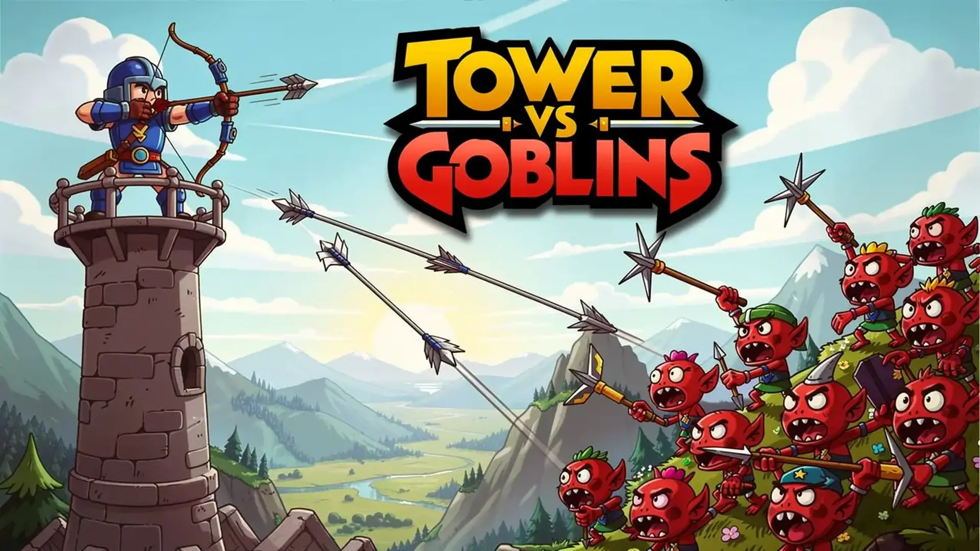Tower vs Goblins - RPG Defesa Tática Lute jogo