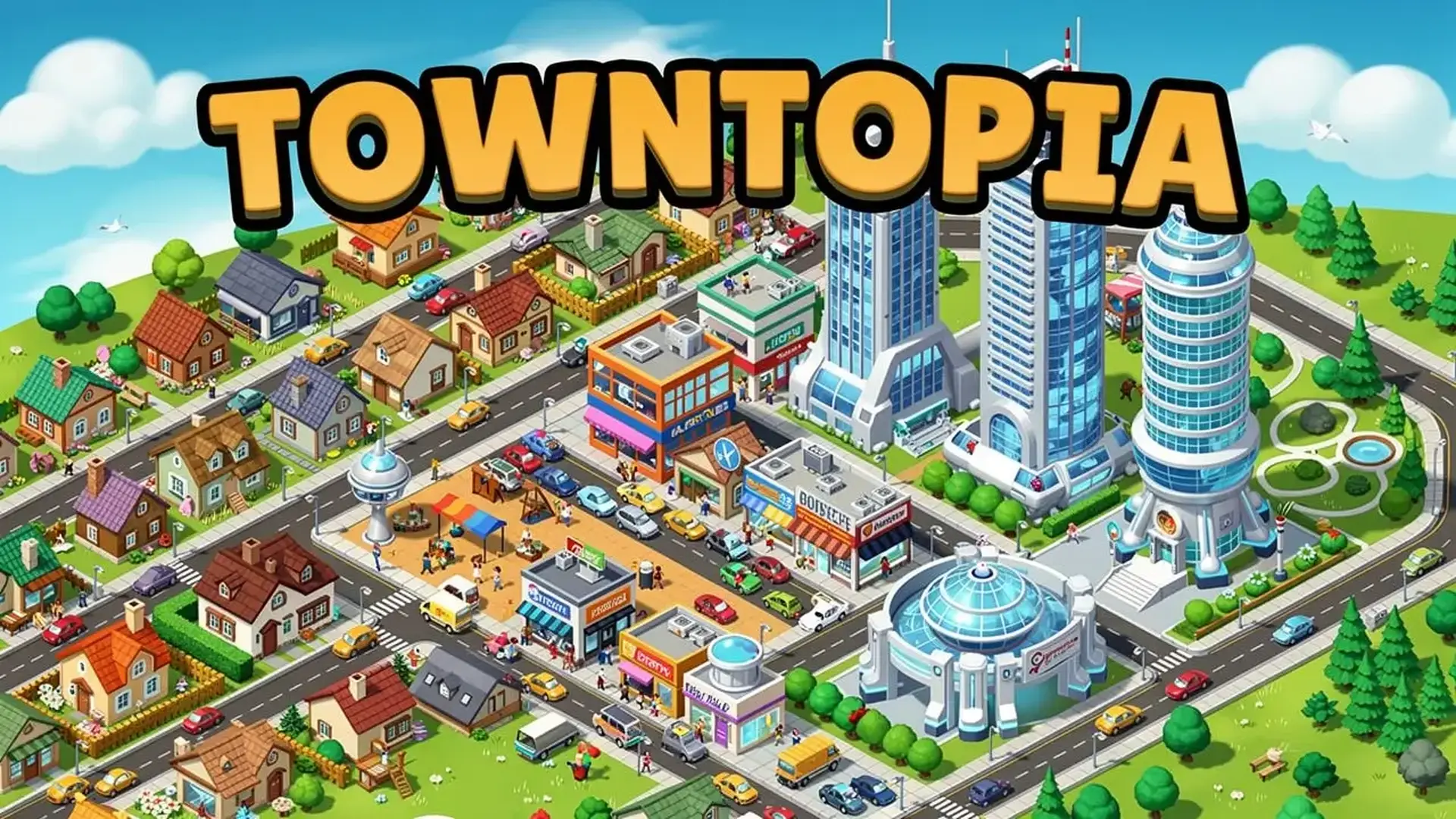 Towntopia - Simulador Construção jogo