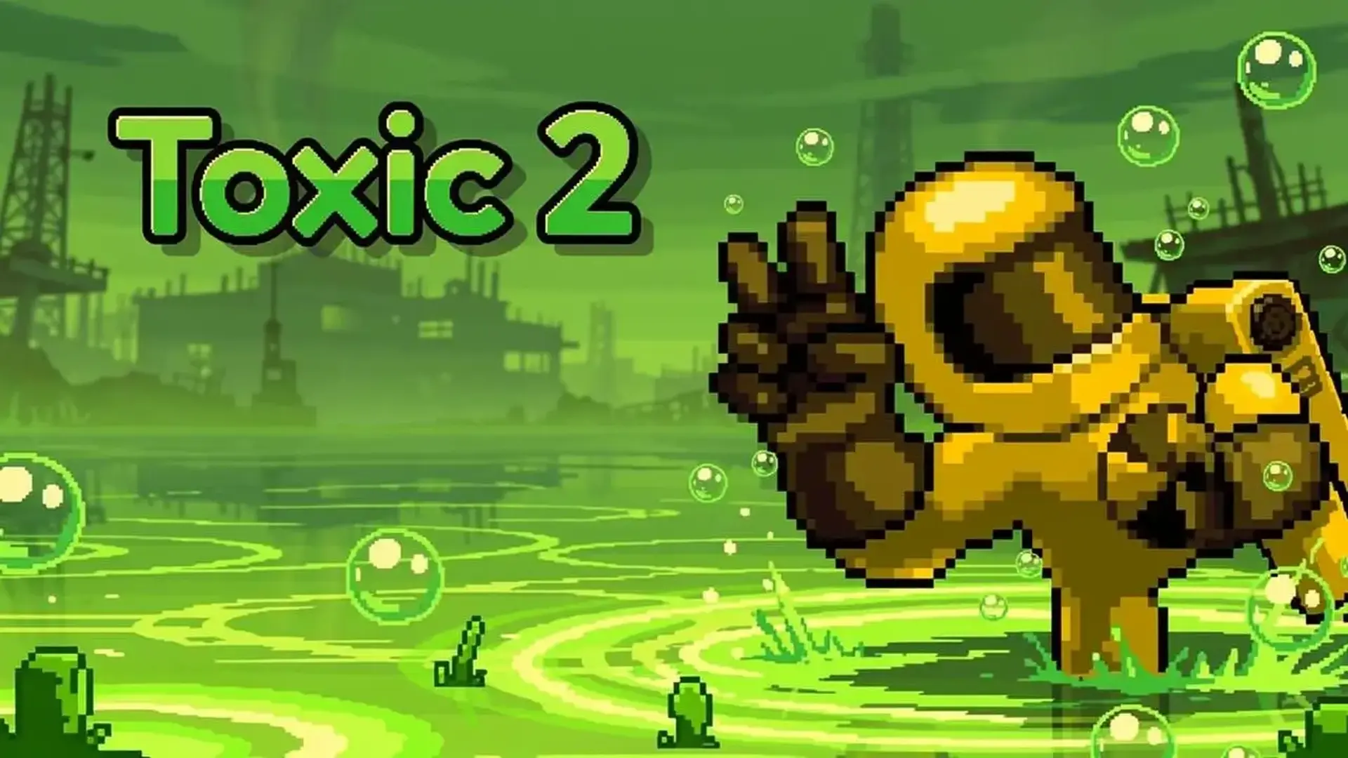 Toxic 2 - 像素风物理平台挑战，利用炸弹摧毁障碍并收集钚元素，重温 Nitrome 经典。 游戏