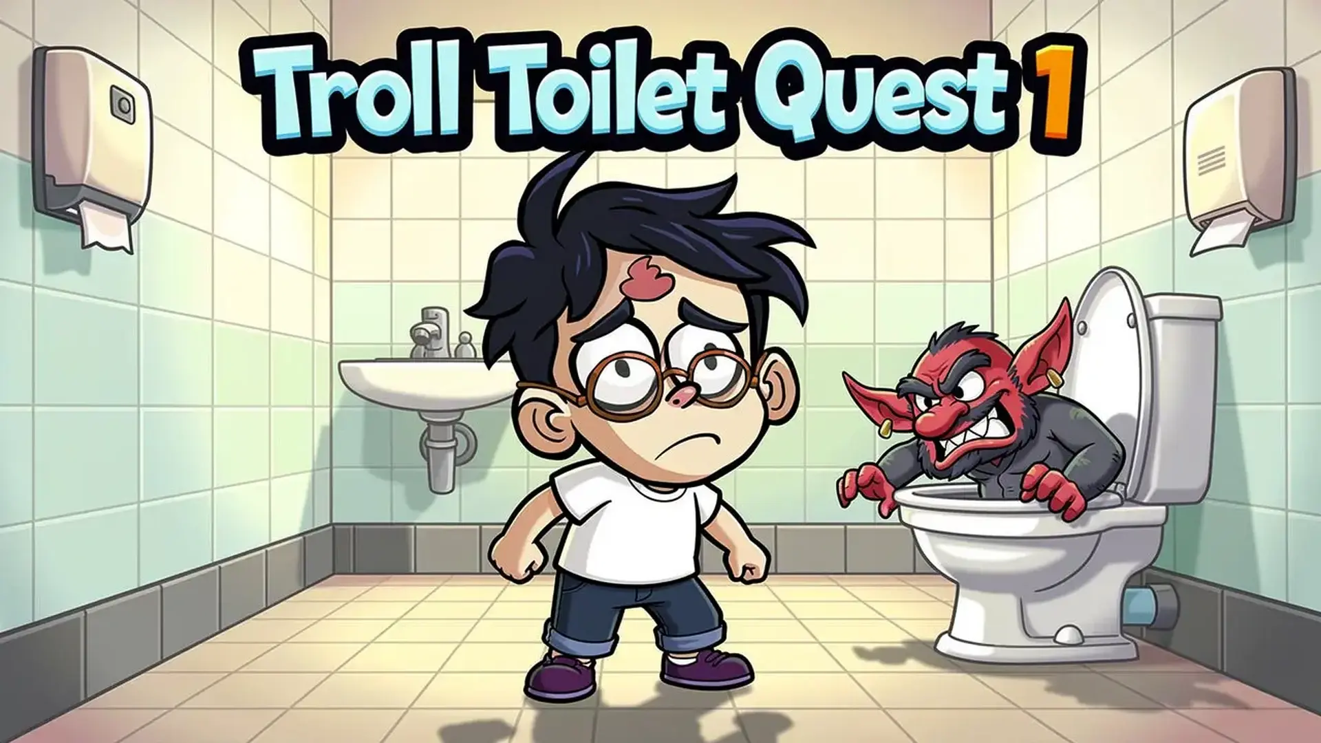 Troll Toilet Quest 1 - Puzles Point-and-Click con humor juego