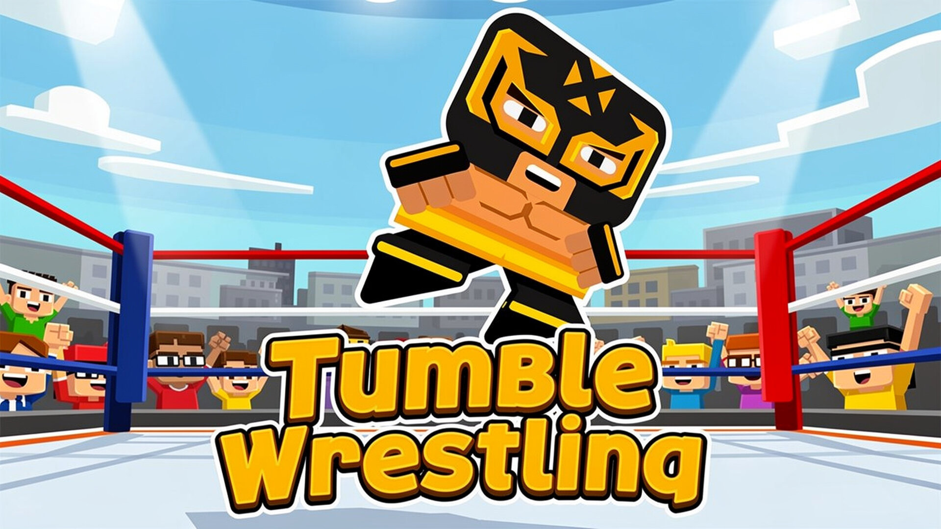 Tumble Wrestling - 物理感十足的魔性摔跤游戏：掌握强力必杀技，在疯狂擂台赛中精准投掷，赢取冠军腰带！ 游戏