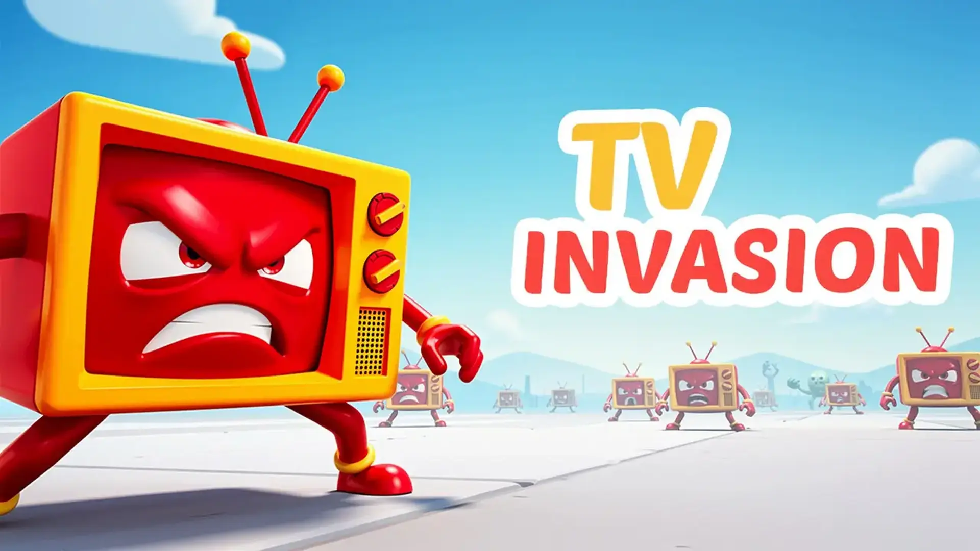 TV Invasion - Acción arcade explosiva juego