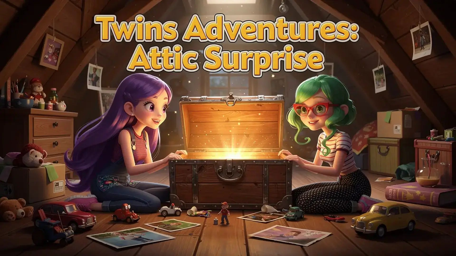 Twins Adventures: Attic Surprise - Aventura objetos ocultos juego