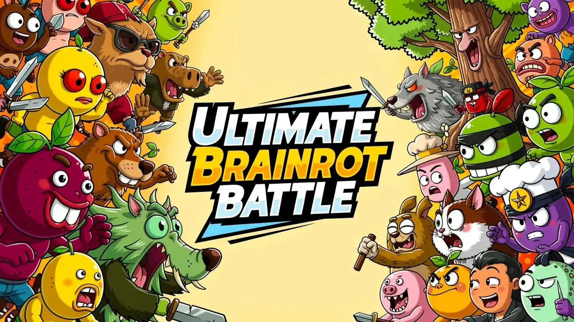 Ultimate Brainrot Battle - Brawler 1v1 memes juego