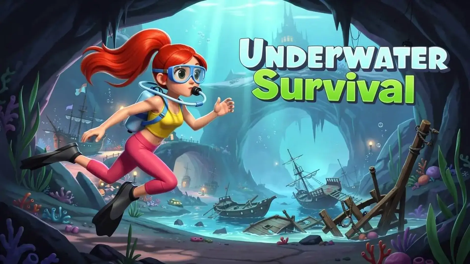 Underwater Survival - لعبة انغمس في بقاء محيط