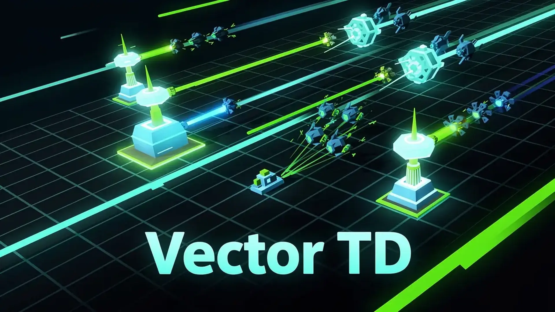Vector TD - Estrategia Tower Defense clásica juego