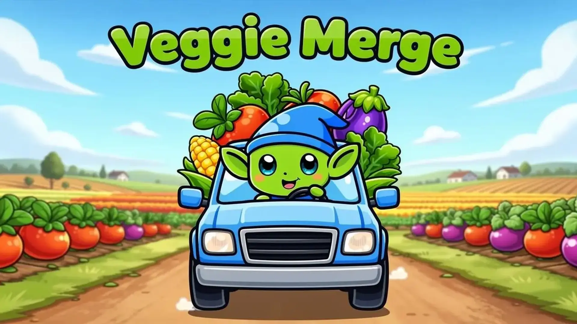 Veggie Merge - Puzzle fusión casual juego