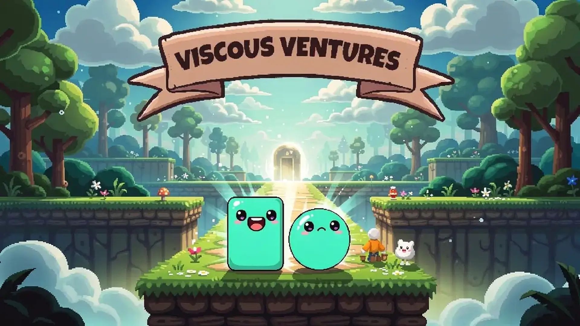 Viscous Ventures - master platforming puzzles game